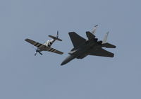 N851D @ MCF - P-51 and F-15 heritage