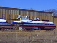N235AE - Being scrapped? in Mansfield, Texas  @ 2007