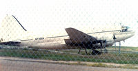 N7366N @ MFE - In Customs impound yard McAllen, TX - Former Century Airlines