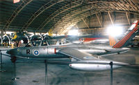 N19JV @ FTW - Fouga - Visitor at the Vintage Flying Museum