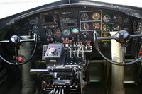 N93012 @ ISM - Cockpit of B-17