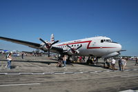 N500EJ @ YIP - C-54 Berlin Airlift Heritage plane - follows me to every airshow