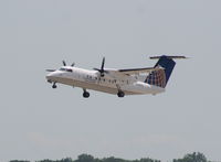 N360PH @ DTW - Continental Connection Dash 8 departing to CLE