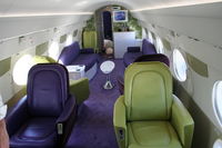 N100EG @ KORL - Gulfstream 1 Interior NBAA