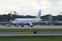 9H-AFK @ ORL - Comlux Aviation A319 leaving NBAA Orlando