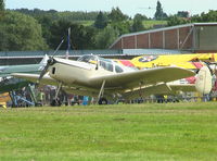 G-AJWB @ EBDT - Miles M.38 Messenger 2A at 2008 Fly-in Diest airfield