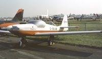 G-BKAM @ EGLF - Slingsby T67M Firefly at Farnborough International 1982