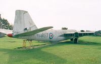 WH657 - English Electric Canberra B2 (minus outer wings) awaiting restoration at the Brenzett Museum