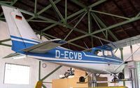 D-ECVB @ EDKB - Cessna (Reims) F172M in hangar during the Bonn-Hangelar centennial jubilee airshow