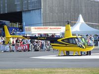 D-HALY @ EDKB - Robinson R44 Raven II of Air Lloyd at the Bonn-Hangelar centennial jubilee airshow