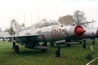 1217 - Mikoyan i Gurevich MiG-21U MONGOL of the polish air force at the Muzeum Lotnictwa i Astronautyki, Krakow