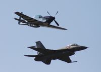 N851D @ LAL - Heritage Flight P-51D and F-16