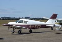 G-ATVO @ EGSU - Piper PA-28-140  Cherokee 140 at Duxford airfield