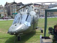 H28 - Agusta A.109BA of the Belgian air force at the 2010 Helidays on the Weston-super-Mare seafront