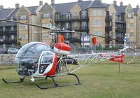 G-BAXS - Bell 47G-5 at the 2010 Helidays on the Weston-super-Mare