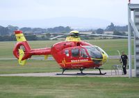 G-WMAS @ EGWC - Eurocopter EC135T2 EMS-helicopter of Midlands Air Ambulance at Cosford airfield
