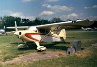 N6848B @ KCGS - Piper PA-22-150 Tri-Pacer with a tail wheel at College Park MD airfield
