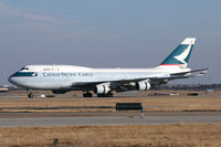 B-HKX @ DFW - Cathay Pacific Lines 747 freighter at DFW Airport