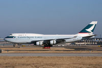 B-HKX @ DFW - Cathay Pacific Lines 747 freighter at DFW Airport