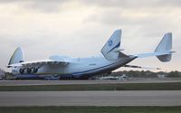 UR-82060 @ MLB - AN-225 at Melbourne, been waiting 8 years to see it again and I had a hard time getting a good shot of it.  The world's largest plane was hard to see at MLB