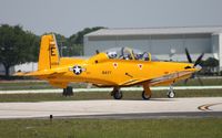166064 @ LAL - T-6B in Yellow Peril retro colors