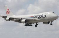LX-YCV @ MIA - Cargolux 747-400F
