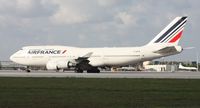F-GITH @ KMIA - Air France 747-400