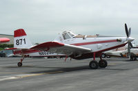 N802GB @ MWL - Single Engine Air Tanker in Texas for the Possum Kingdom Fire - At Mineral Wells Airport
