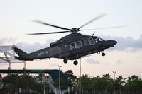 N212YS - AW139 military prototype leaving Heliexpo Orlando