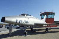 52-5755 - North American YF-100A Super Sabre at the Century Circle display outside the gate of Edwards AFB, CA