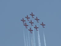 114149 @ MCF - Snowbirds practicing at MacDill - profile for #4 somewhere in formation
