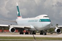 B-LIB @ MIA - Cathay Cargo turning onto runway