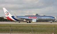 N316LA @ MIA - Florida West 767-300 departure on Runway 9