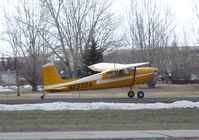 N2932A @ KRXE - Cessna 180 Skywagon at Rexburg-Madison County airport, Rexburg ID