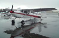 N5327D @ KEUL - Cessna 180A Skywagon at Caldwell Industrial airport, Caldwell ID