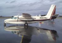 N981RA @ KEUL - Aero Commander 680 at Caldwell Industrial airport, Caldwell ID