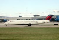 N786NC @ DTW - Delta DC-9-51 from Delta 757 on take off roll