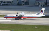 N414WF @ MIA - American Eagle ATR-72 since been retired