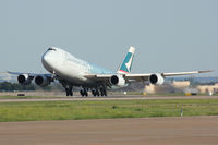 B-LJA @ DFW - Cathay Pacific 747-8F at DFW Airport