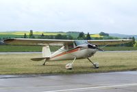 N2154N @ ETHM - Cessna 140 during an open day at the Fliegendes Museum Mendig (Flying Museum) at former German Army Aviation base, now civilian Mendig airfield