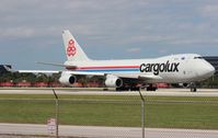 LX-WCV @ MIA - Cargolux 747-400