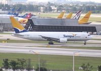 N768QT @ MIA - Tampa Colombia 767-200