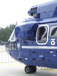 D-HEGK @ EDDK - Aerospatiale AS.332L1 Super Puma of the German federal police (Bundespolizei) at the DLR 2013 air and space day on the side of Cologne airport
