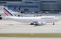 F-GITD @ MIA - Air France 747-400