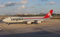 LX-VCB @ MCO - Cargolux 747-800