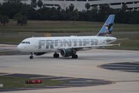 N261AV @ TPA - Frontier puffin A320 (as of 2013 wears tail number N218FR)