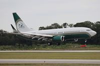N737WH @ ORL - Miami Dolphins BBJ (became N260DV for Orlando Magic)