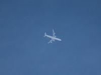 EC-GHX - Iberia A340-300 overflying Livonia Michigan at 32,000 ft ORD-MAD