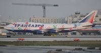 EI-XLK @ MIA - Transaero 747-400 Flight of Hope