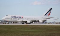 F-GITI @ MIA - Air France 747-400